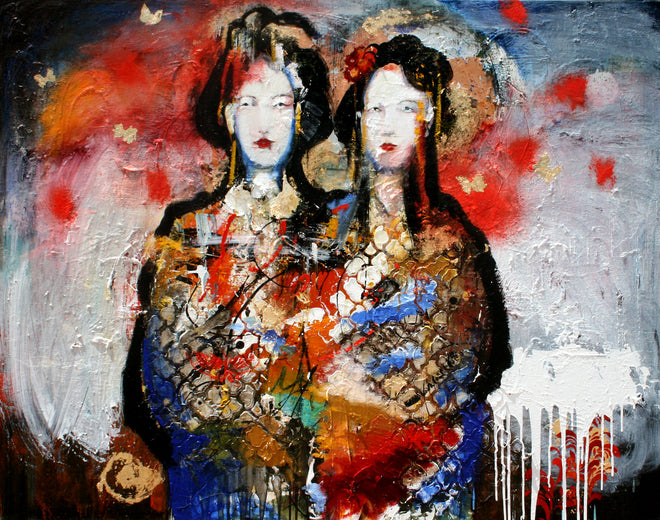 A Couple Geishas by Scott Dykema |  Artwork Main Image