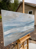 Original art for sale at UGallery.com | Changing Light by Alicia Dunn | $1,700 | acrylic painting | 24' h x 48' w | thumbnail 4
