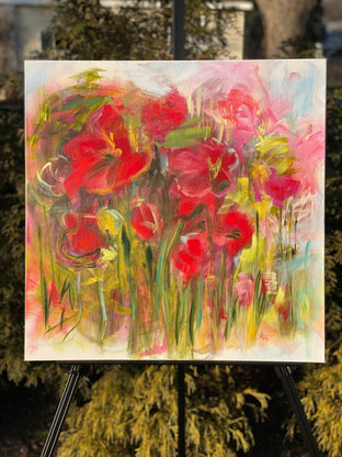 Colorado Poppies by Alix Palo |  Context View of Artwork 