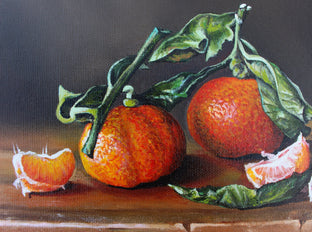 Satsuma Mandarines by Art Tatin |   Closeup View of Artwork 