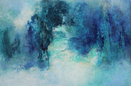 acrylic painting by Karen Hansen titled A Timeless Placeless Space