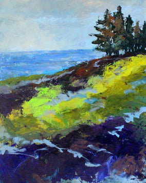 Original art for sale at UGallery.com | Juan de Fuca by Nancy Merkle | $1,175 | acrylic painting | 30' h x 24' w
