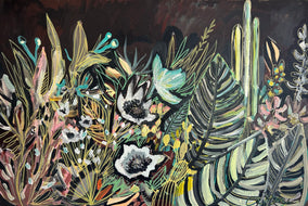 Original art for sale at UGallery.com | Nocturnal by Autumn Rose | $1,700 | acrylic painting | 24' h x 36' w