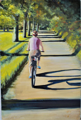 Original art for sale at UGallery.com | Counting Shadows by Benjamin Thomas | $850 | acrylic painting | 22' h x 14' w