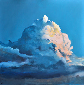 Original art for sale at UGallery.com | Gambling Clouds by Benjamin Thomas | $1,775 | acrylic painting | 34' h x 34' w