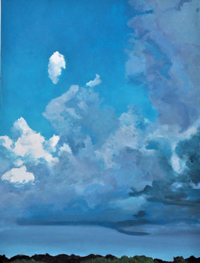 Original art for sale at UGallery.com | Purple Grey by Benjamin Thomas | $1,875 | acrylic painting | 40' h x 30' w