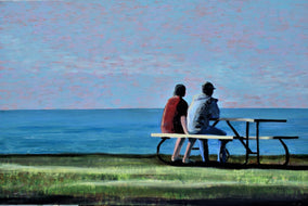 Original art for sale at UGallery.com | Still There by Benjamin Thomas | $2,300 | acrylic painting | 32' h x 48' w