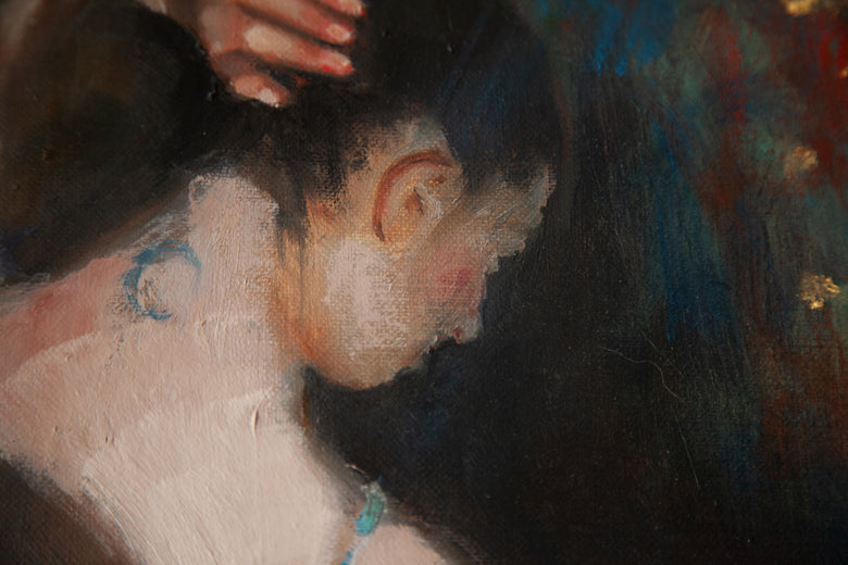 Blue Dancers by John Kelly |   Closeup View of Artwork
