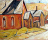 Original art for sale at UGallery.com | Green Street, Bodie, California by Doug Cosbie | $250 | oil painting | 8' h x 10' w | thumbnail 3