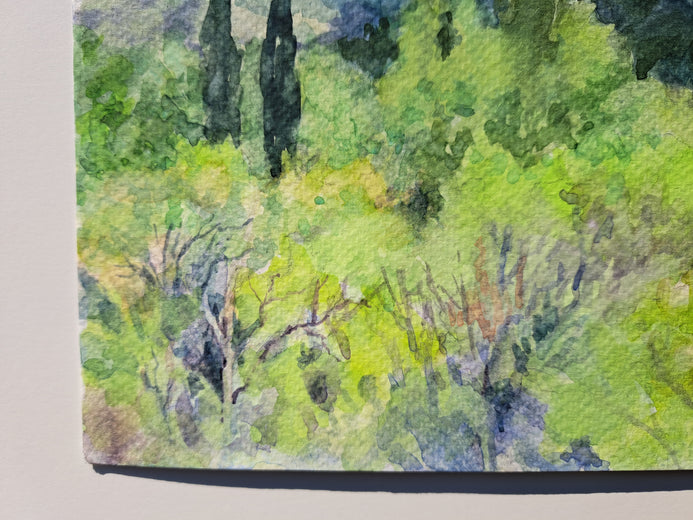 Mt. Diablo Mirage by Catherine McCargar |  Side View of Artwork