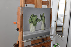 Original art for sale at UGallery.com | The Conversation by Christopher Garvey | $1,700 | oil painting | 16' h x 20' w | thumbnail 2