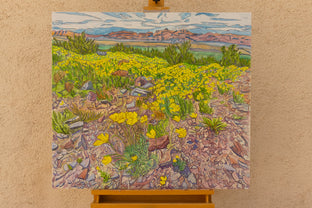 Desert Poppies by Crystal DiPietro |  Context View of Artwork 