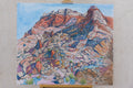 Original art for sale at UGallery.com | Untamed Ridge by Crystal DiPietro | $4,375 | mixed media artwork | 34' h x 40' w | thumbnail 3