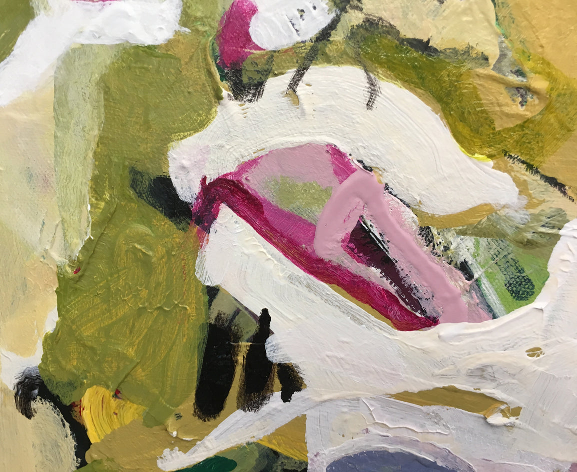 Crazy Daisy by Sheila Grabarsky |  Closeup View of Artwork