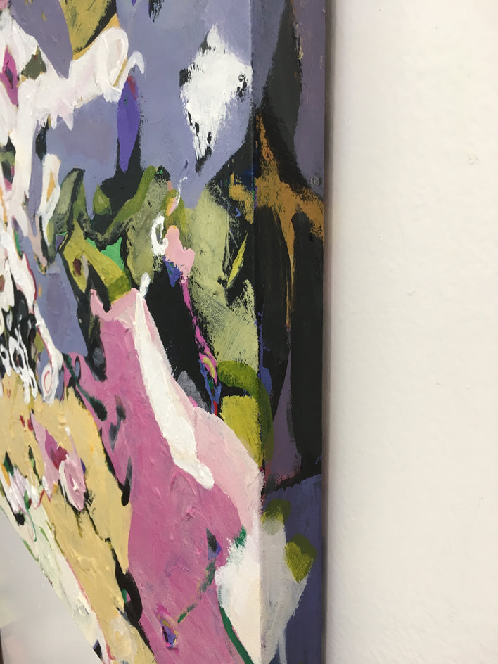 Crazy Daisy by Sheila Grabarsky |  Side View of Artwork