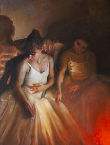oil painting by John Kelly titled L'Ombre