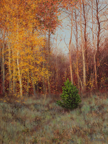 oil painting by Dariusz Choinski titled At the End of the Day