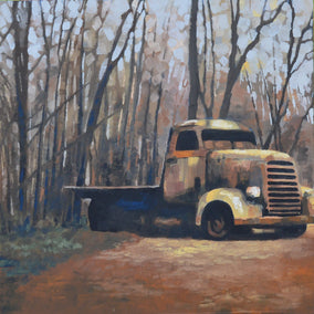 oil painting by David Thelen titled By the Wayside