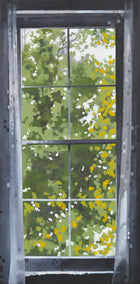 oil painting by David Thelen titled Window Box