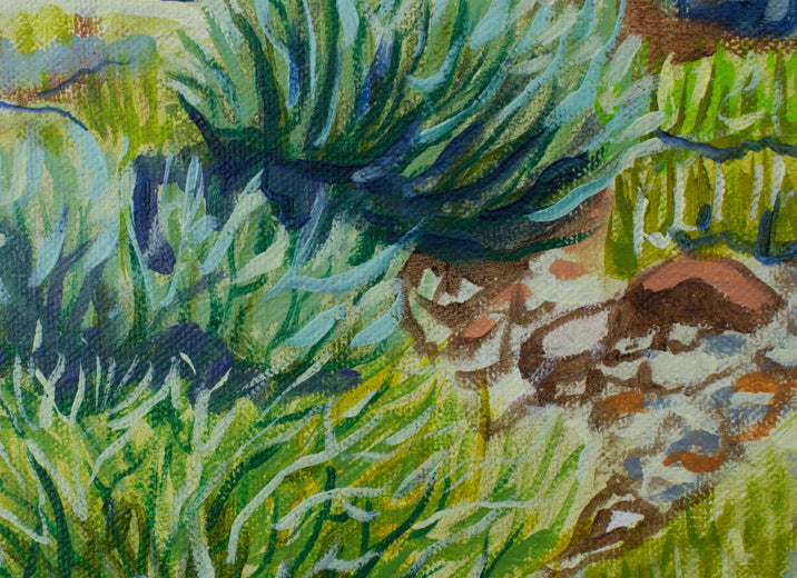 Highland Range by Crystal DiPietro |   Closeup View of Artwork