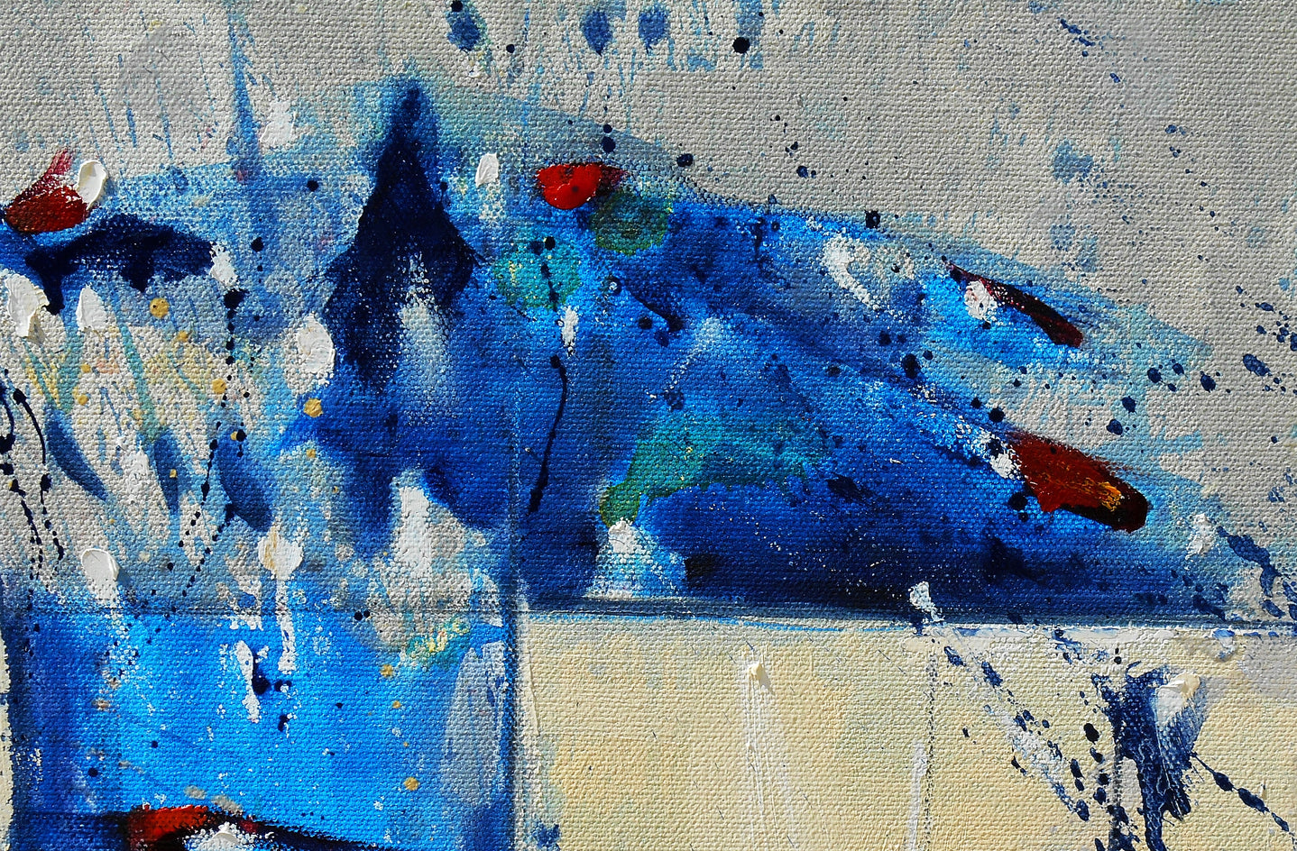 Inverse Reaction by Cynthia Ligeros |  Closeup View of Artwork