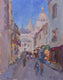 Original art for sale at UGallery.com | Evening Stroll by Oksana Johnson | $700 | oil painting | 14' h x 11' w | thumbnail 1