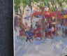 Original art for sale at UGallery.com | At the Street Cafe by Oksana Johnson | $700 | oil painting | 11' h x 14' w | thumbnail 2