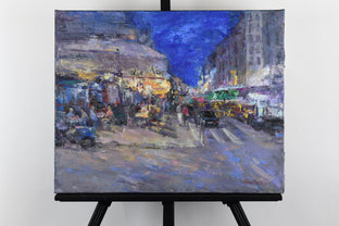 Evening on Montmartre by Oksana Johnson |  Context View of Artwork 