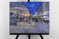 Original art for sale at UGallery.com | Evening on Montmartre by Oksana Johnson | $1,425 | oil painting | 16' h x 20' w | thumbnail 3