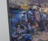 Original art for sale at UGallery.com | Evening on Montmartre by Oksana Johnson | $1,425 | oil painting | 16' h x 20' w | thumbnail 2