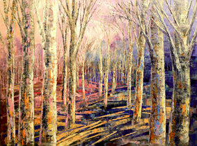 Original art for sale at UGallery.com | Dawn to Dusk by Tatiana Iliina | $3,750 | acrylic painting | 36' h x 48' w