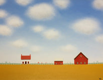 Original art for sale at UGallery.com | A Peaceful Summer's Day by Sharon France | $1,225 | acrylic painting | 14' h x 18' w | thumbnail 1