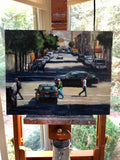 Original art for sale at UGallery.com | Crosswalk by Faye Vander Veer | $1,900 | oil painting | 16' h x 20' w | thumbnail 3