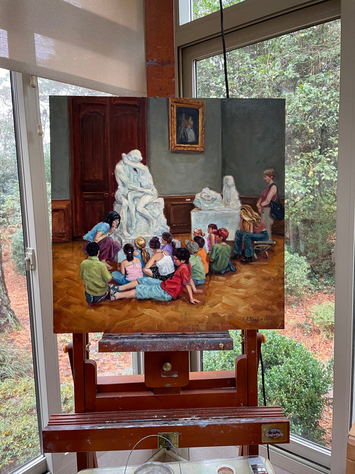 The Kiss by Faye Vander Veer |  Context View of Artwork