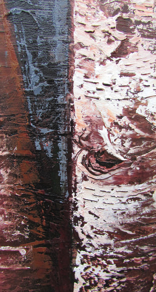 Four Birch Trunks by Valerie Berkely |   Closeup View of Artwork 