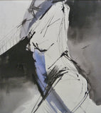 Original art for sale at UGallery.com | Gestural Ink Drawing #4 by Gail Ragains | $250 | ink artwork | 14' h x 11' w | thumbnail 4