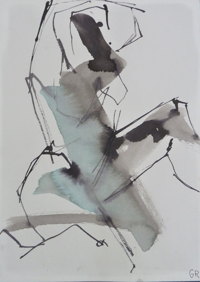 Gestural Ink Drawing #50 by Gail Ragains |  Artwork Main Image