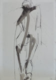 Original art for sale at UGallery.com | Gestural Ink Drawing #56 by Gail Ragains | $375 | ink artwork | 22' h x 15' w | thumbnail 1