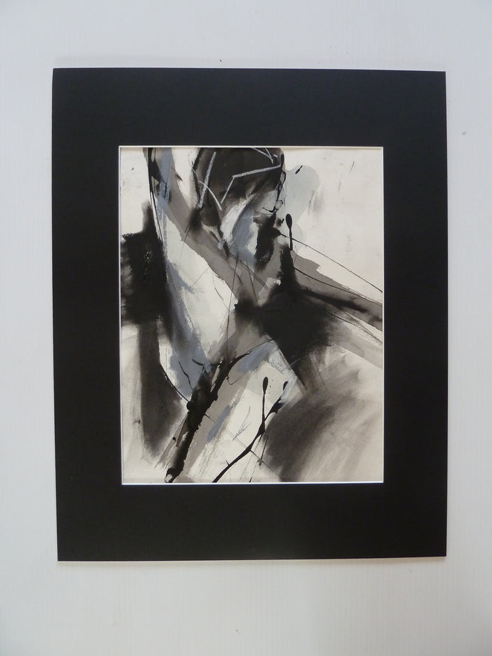 Gestural Ink Drawing #5 by Gail Ragains |  Context View of Artwork