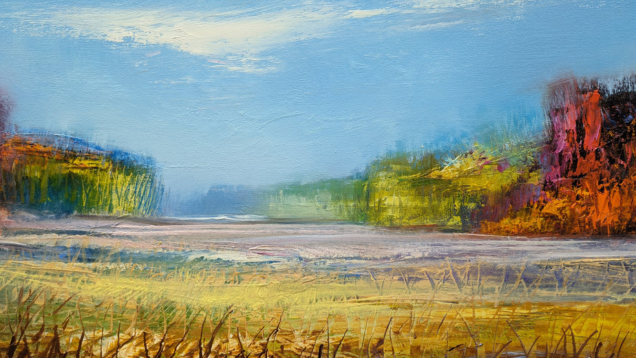 Autumn Closing In by George Peebles |   Closeup View of Artwork