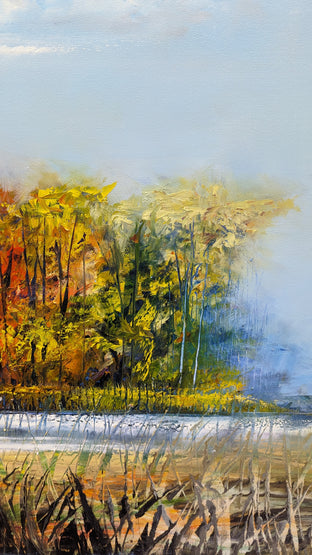 Autumn is Alive by George Peebles |   Closeup View of Artwork 