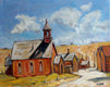 Original art for sale at UGallery.com | Green Street, Bodie, California by Doug Cosbie | $250 | oil painting | 8' h x 10' w | thumbnail 1