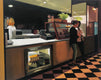 Original art for sale at UGallery.com | Downtown Cafe by Hadley Northrop | $1,200 | oil painting | 16' h x 20' w | thumbnail 1