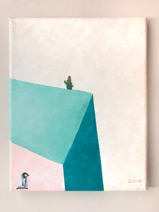 Penguin & Cactus by Heejin Sutton |  Context View of Artwork 