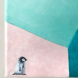 Penguin & Cactus by Heejin Sutton |   Closeup View of Artwork 