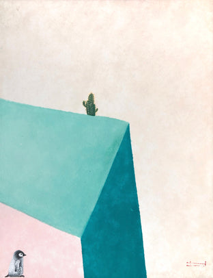 Penguin & Cactus by Heejin Sutton |  Artwork Main Image 