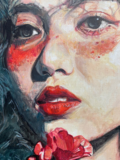 Child of Electric Light by Hope Rambo |   Closeup View of Artwork