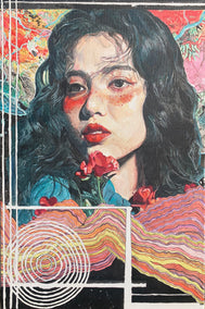 acrylic painting by Hope Rambo titled Child of Electric Light