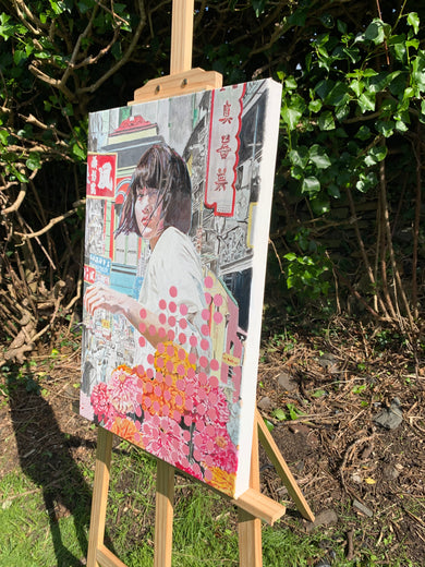 Shine by Hope Rambo |  Side View of Artwork