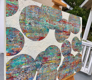 Original art for sale at UGallery.com | Curiosity and Reflection by Alicia Dunn | $1,900 | acrylic painting | 30' h x 40' w | thumbnail 2